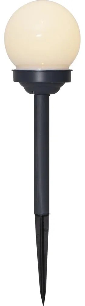 Súprava 4 vonkajších solárnych svetiel Star Trading Globus, výška 27 cm