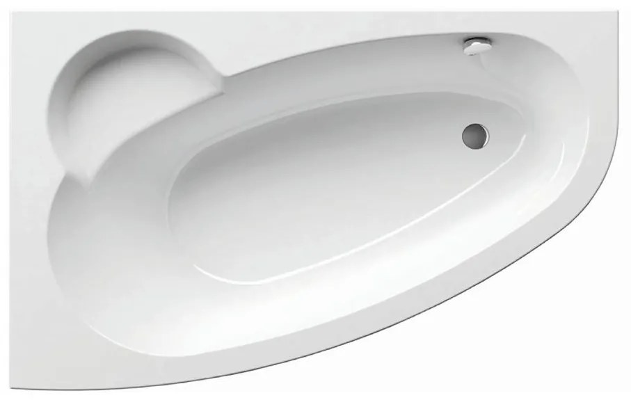 Ravak C461000000 - Rohová vaňa ASYMMETRIC 160x105 cm akrylát/biela