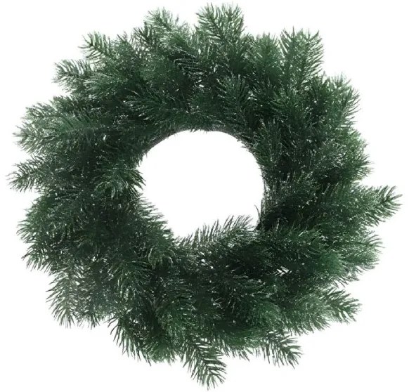 Vianočný veniec Natural Klasik s jemnou námrazou 35 cm