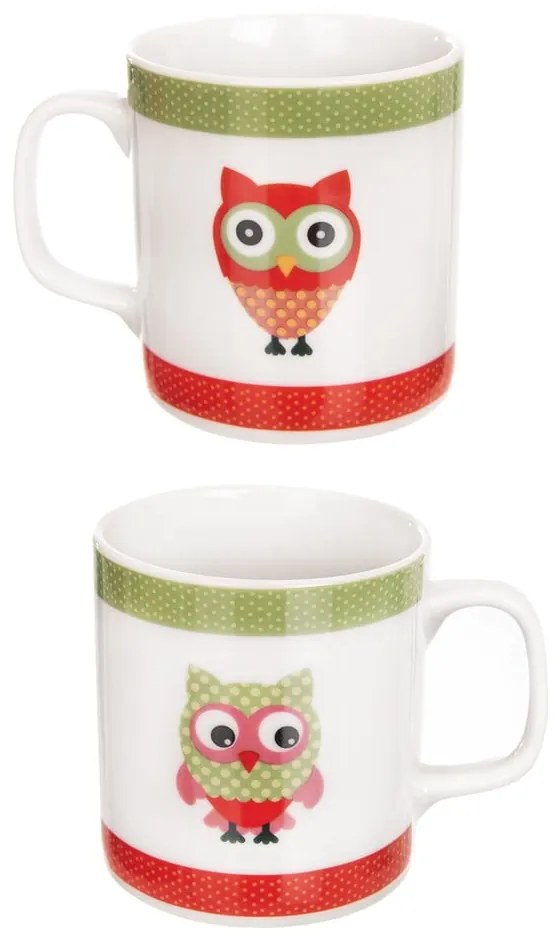 3-dielna detská porcelánová jedálenská súprava Orion Owl