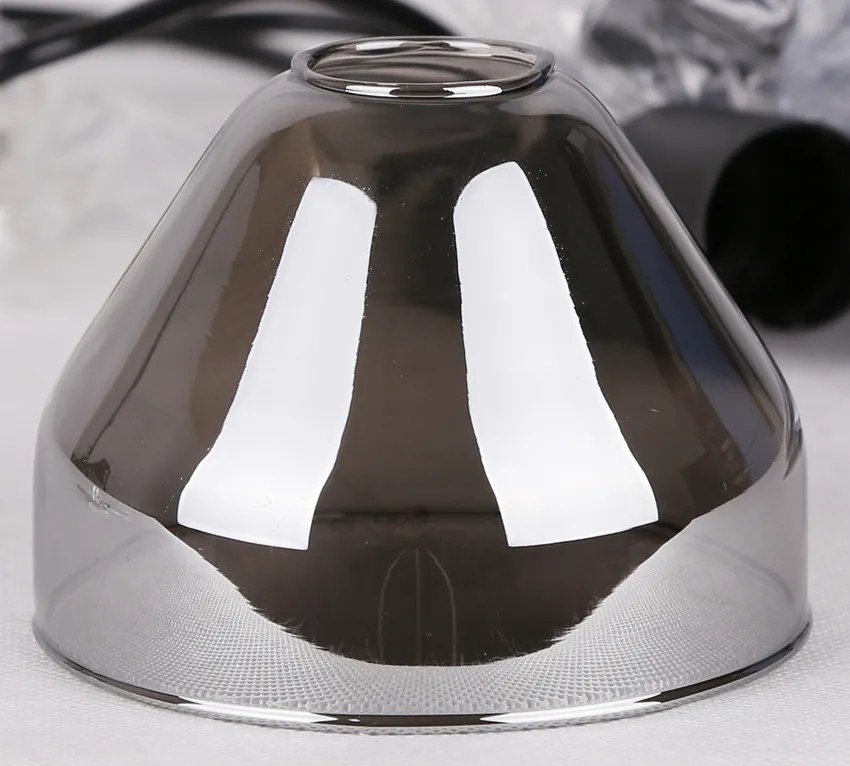 Candellux Čierno-zlatý závesný luster Gregory pre žiarovku 3x E14 33-79008