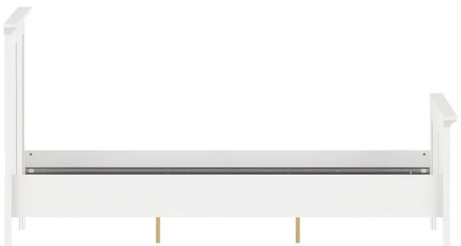 Biela dvojlôžková posteľ 140x200 cm Paris – Tvilum