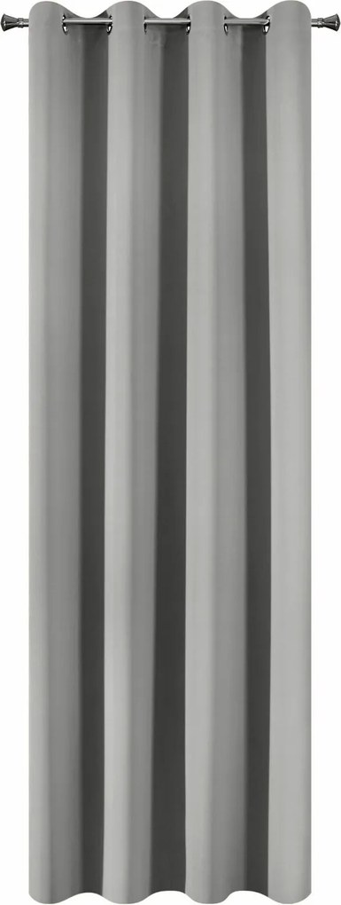 ZÁVES NA KÚŽKOCH NERISA 140X250 CM STRIEBORNÁ