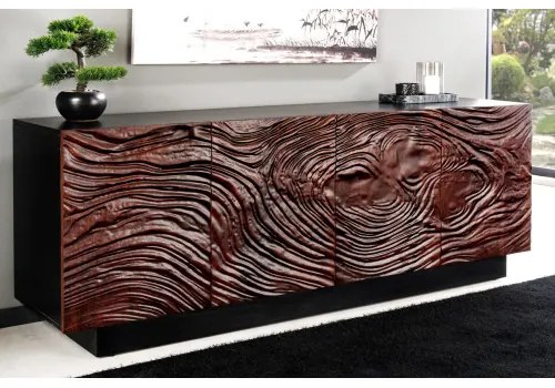 Komoda 45599 Fluid 175cm Drevo Orech Tmavo hnedý - Komfort-nábytok