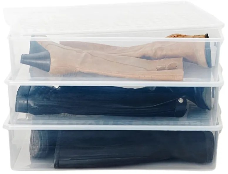 usporadejto.cz Box na topánky s vekom, na čižmy a vysoké topánky BARBIE - 55 x 36 x 12 cm