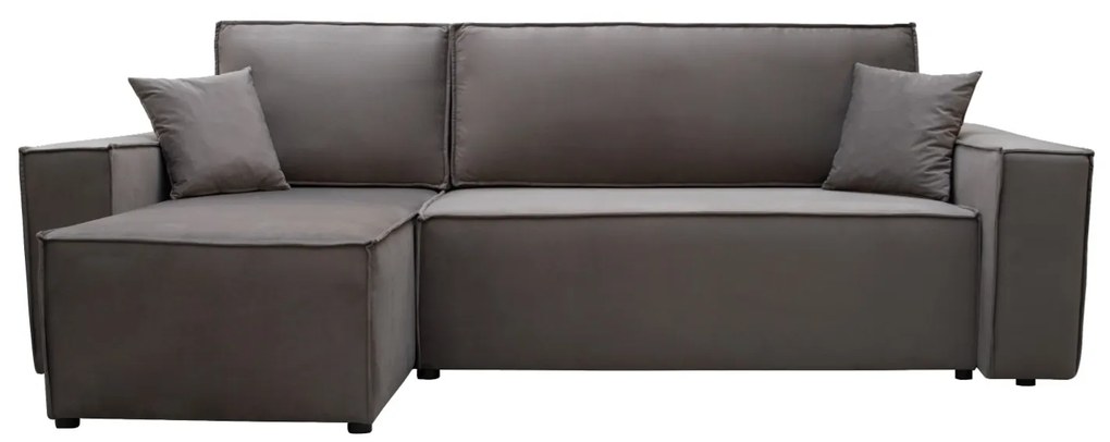 ROHOVÁ SEDAČKA TERRY SWING 1 KRÉMOVÝ ZAMAT 244 x 142 cm