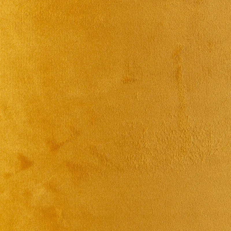 Zamatové tienidlo žlté 50/50/25 so zlatým interiérom