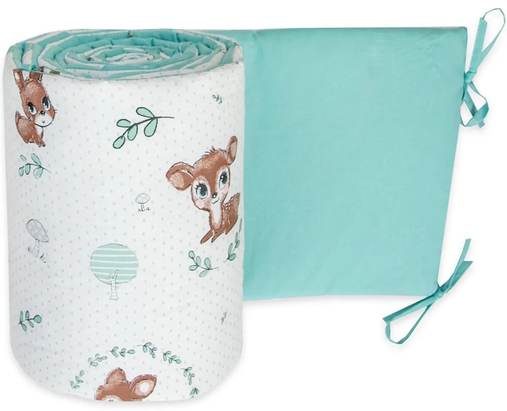 Ankras, mantinel Srnky zelené, Dĺžka 360cm