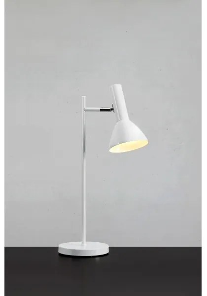 Markslöjd 108688 - Stolná lampa METRO 1xE27/40W/230V biela
