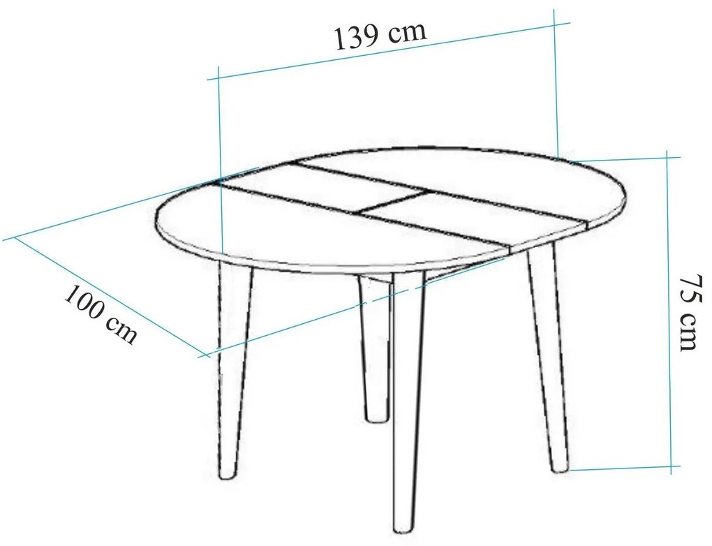 Jedálenský set Nidupo 3 (borovica atlantická + sivá) (pre 2 osoby). Vlastná spoľahlivá doprava až k Vám domov. 1093758