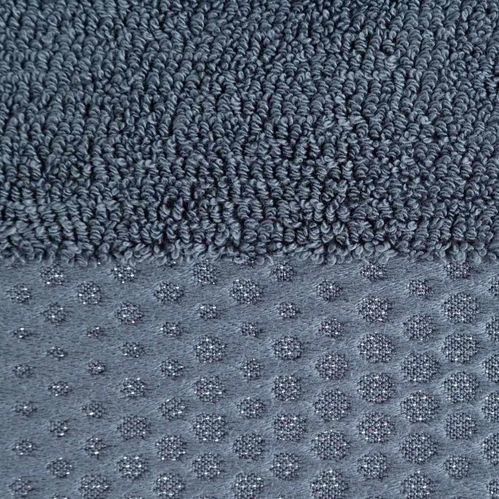 BAVLNENÝ UTERÁK ANELA3 50X90 CM TMAVOSIVÁ