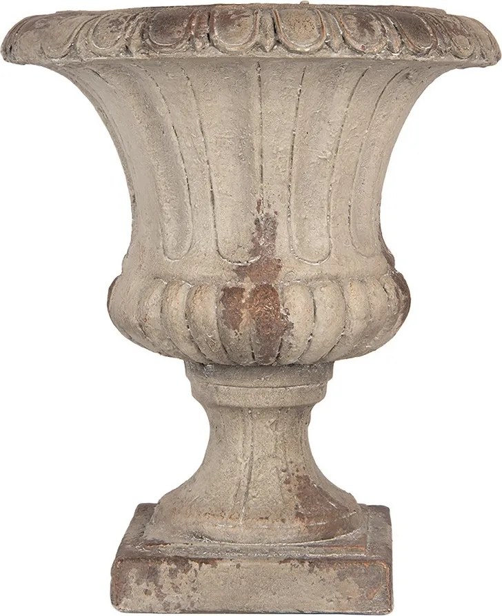 Béžový dekoračný kvetináč v barokovom štýle Baroque – Ø 35*40 cm