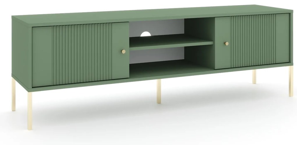 TV stolík Iseo II 154,5 cm zelený