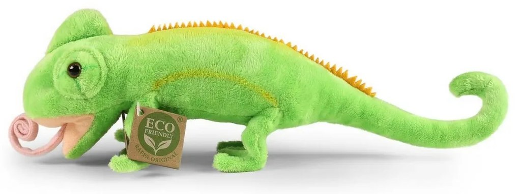 Rappa Plyšový chameleón 30 cm ECO - FRIENDLY