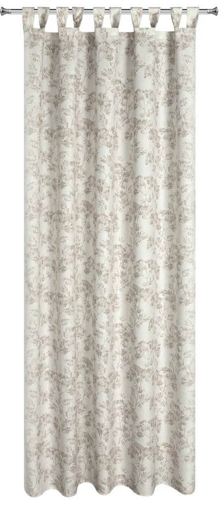 ZÁHRADNÝ VODEODOLNÝ ZÁVES NA PÚTKACH GARDEN 155X240 CM VZOROVANÁ