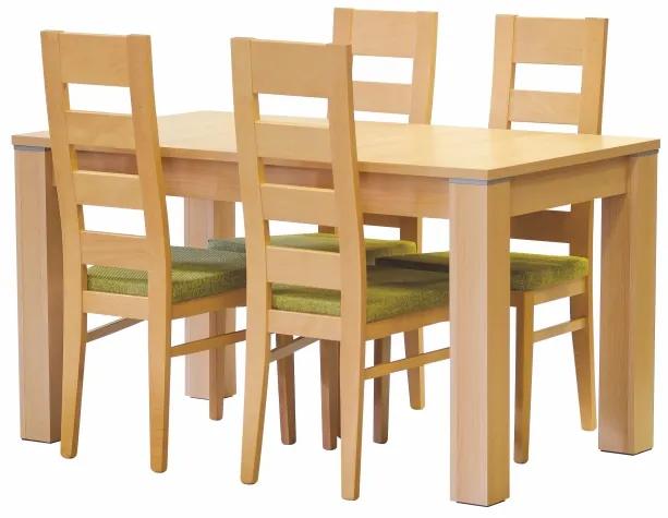 Stima Stôl PERU Rozklad: + 40 cm rozklad, Odtieň: Čerešňa, Rozmer: 80 x 80 cm