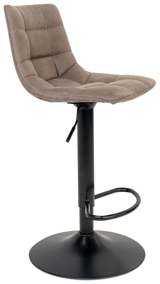 Svetlohnedé čalúnené barové stoličky v súprave s nastaviteľnou výškou 2 ks (výška sedadla 63 cm) Middelfart – House Nordic