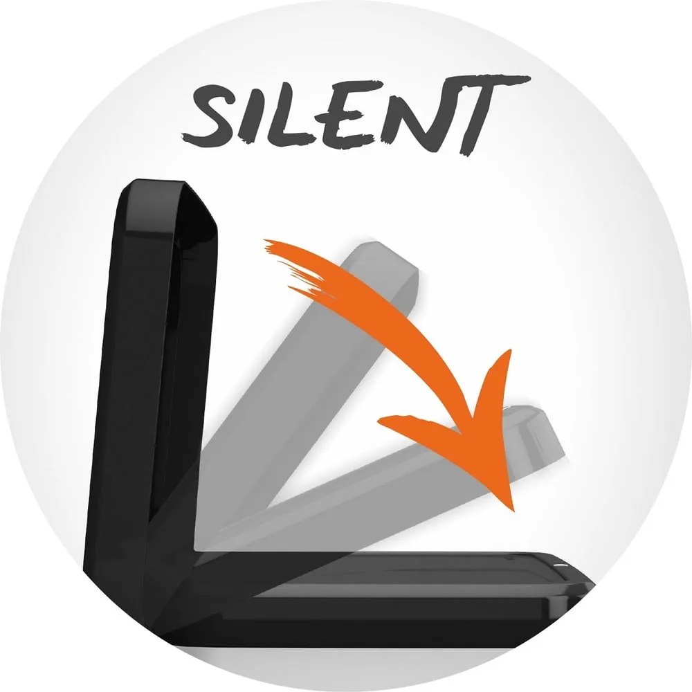 Sivý pedálový odpadkový kôš z recyklovaného plastu 40 l Paso - Rotho