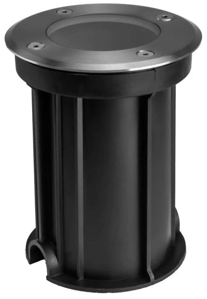 Vonkajšie nájazdové svietidlo LUKKA CONNECT 1xGU10/4W/230V IP67 matný chróm guľatý