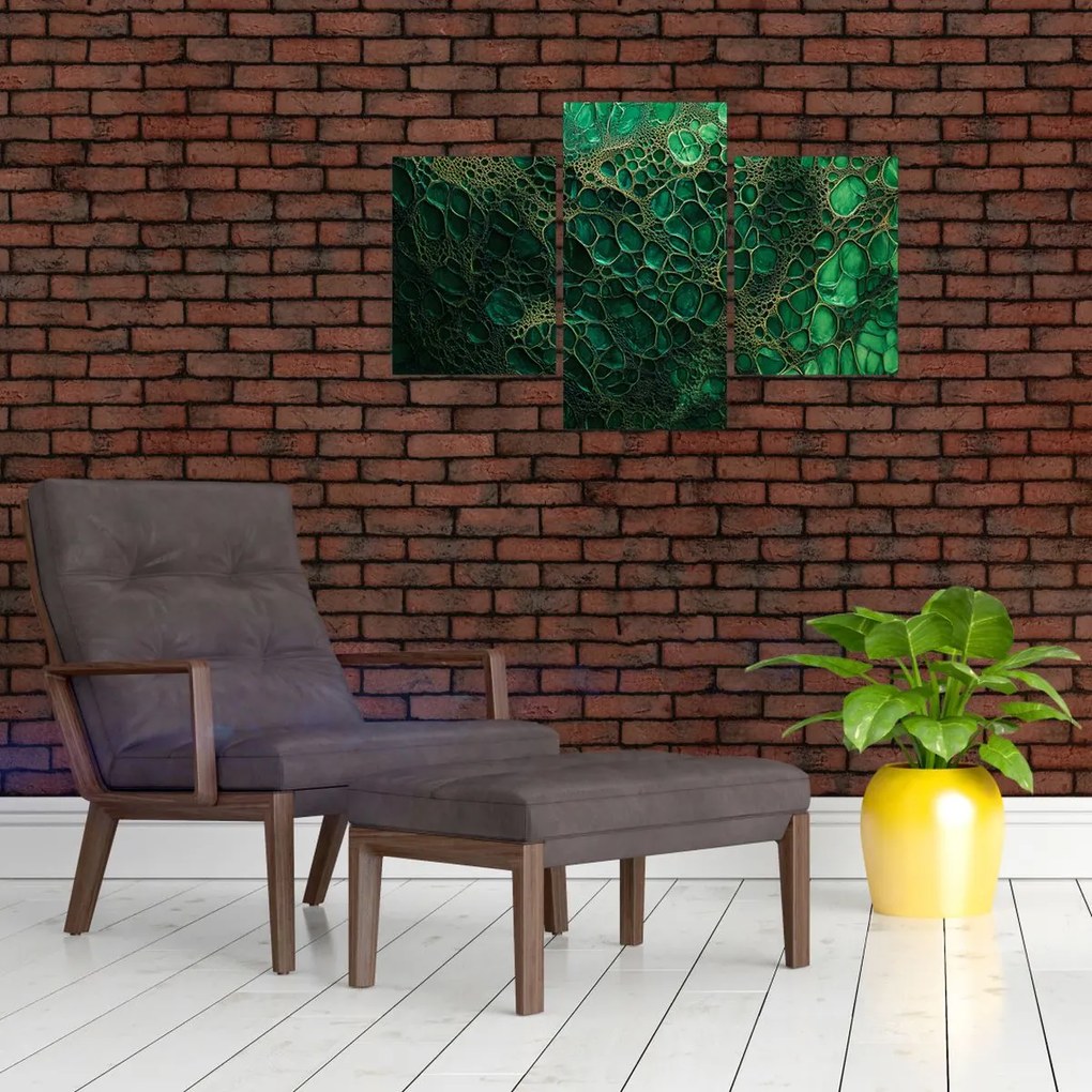 Obraz - Zelený mikroskopický záber (90x60 cm)