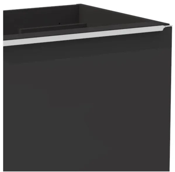 Závesná skrinka pod umývadlo Santa Fe 82-80-B-2S čierna