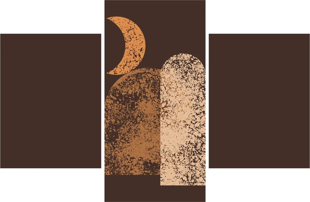 Obraz - Oranžové oblúky N⁰2 (90x60 cm)