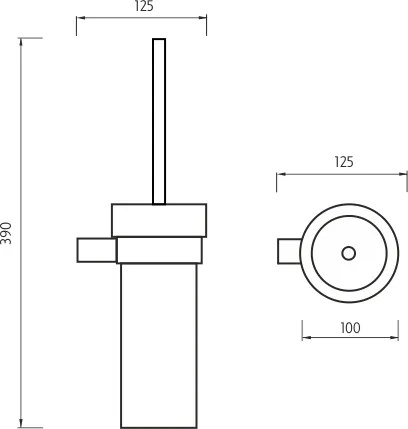Nimco WC kefa BORMO - BR 11094K-26
