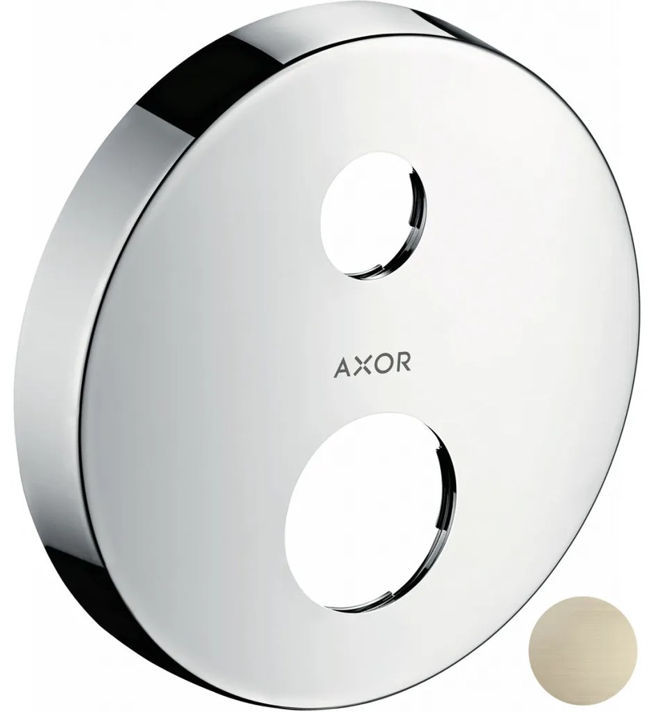 Axor - Predlžovacia rozeta okrúhla 2 otvory, kartáčovaný nikel 14961820
