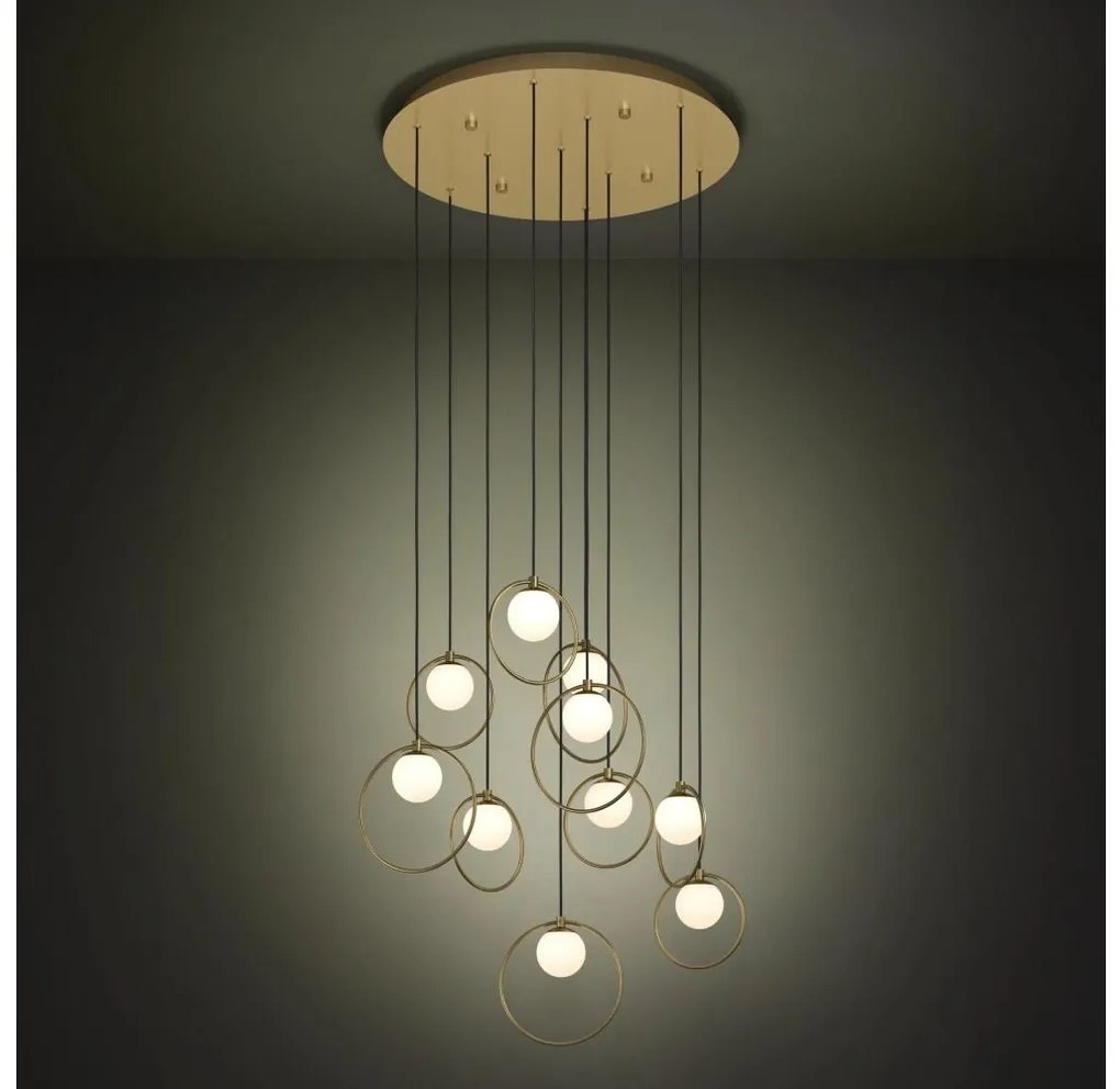 Eglo 390345 - LED Stmievateľný luster na lanku PORTOCOLOM 10xLED/3W/230V pr. 58 cm