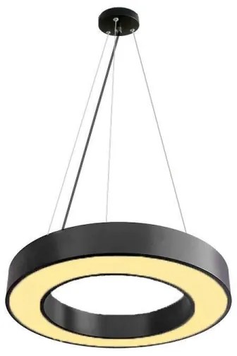 LED Stmievateľný luster na lanku LED/45W/230V 3000-6500K čierna + diaľkové ovládanie