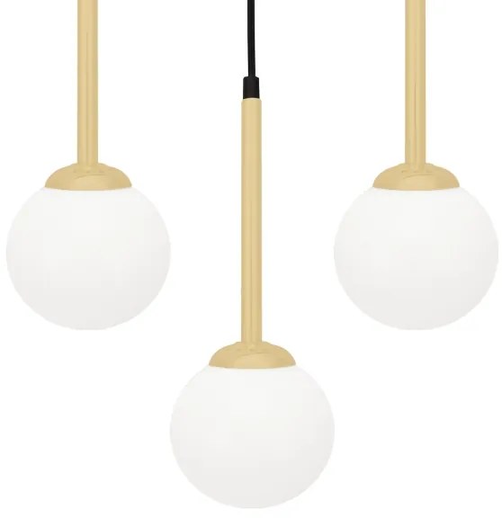 Luster na lanku PARMA 3xE14/40W/230V čierna