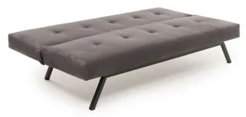 Dvojmiestna rozkladacia pohovka BAKU sivá