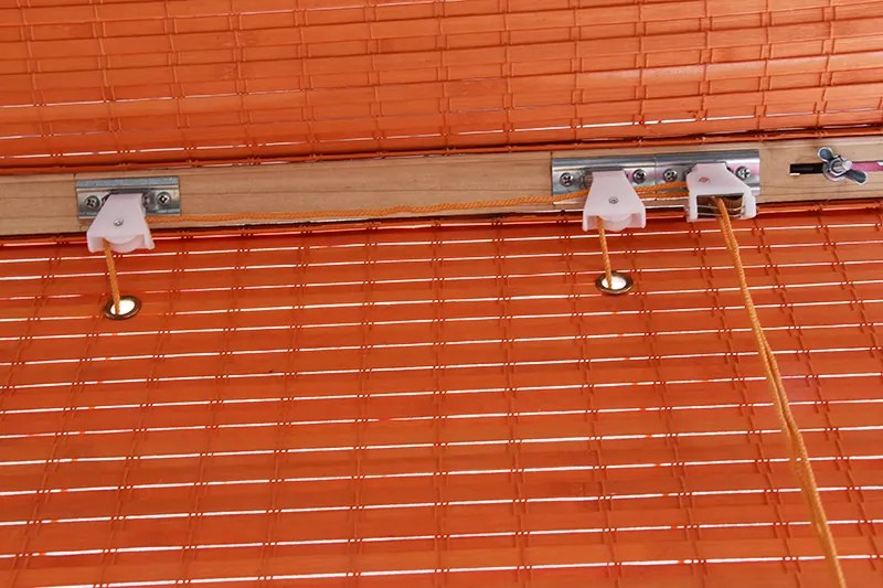 Bambusová rímska roleta oranžová Šírka rolety: 60 cm, Rozvin rolety: 200 cm