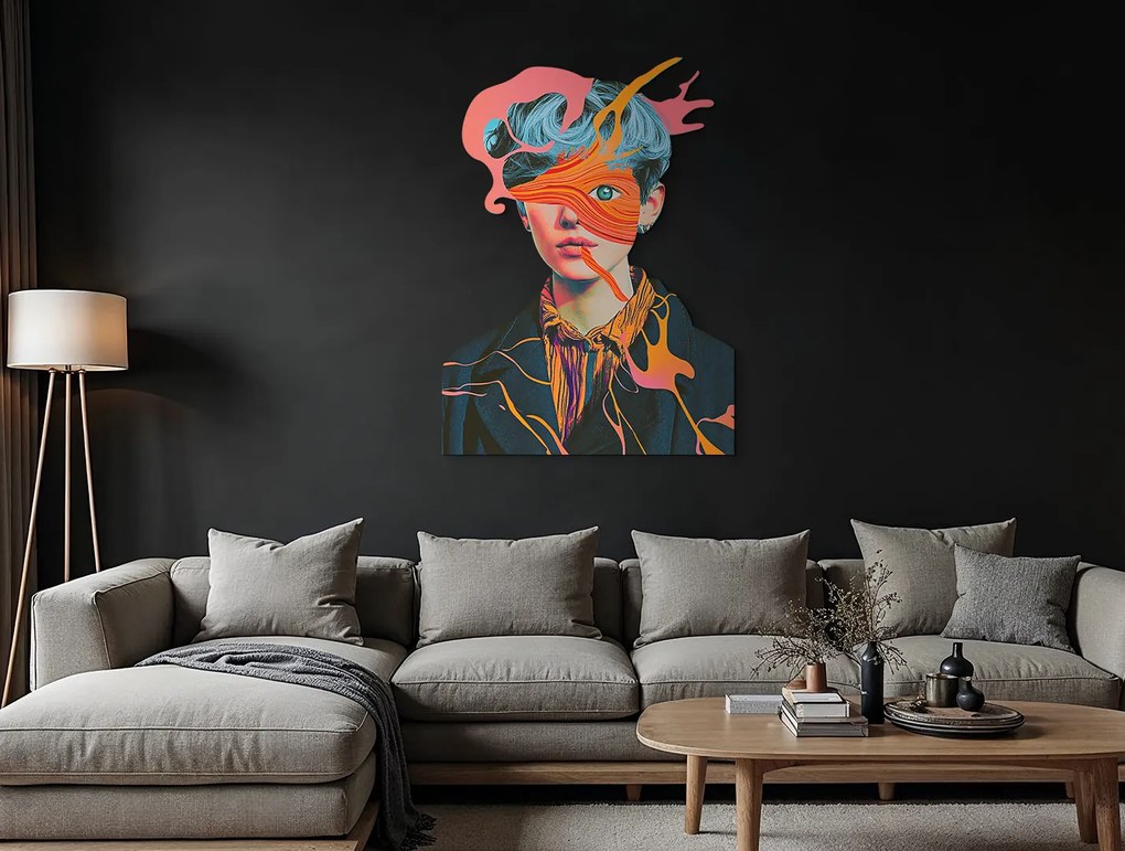 drevko | Obraz Maska emócií 60 x 44 cm