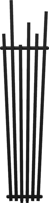 Mexen Omaha, vykurovacie teleso 1800 x 420 mm, 655 W, čierna, W208-1800-420-00-70