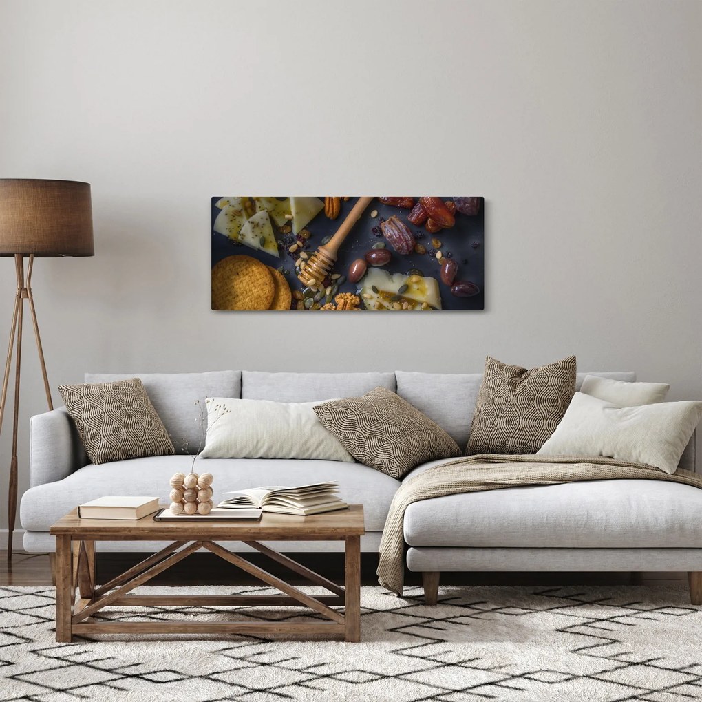 Obraz so sušeným ovocím (120x50 cm)