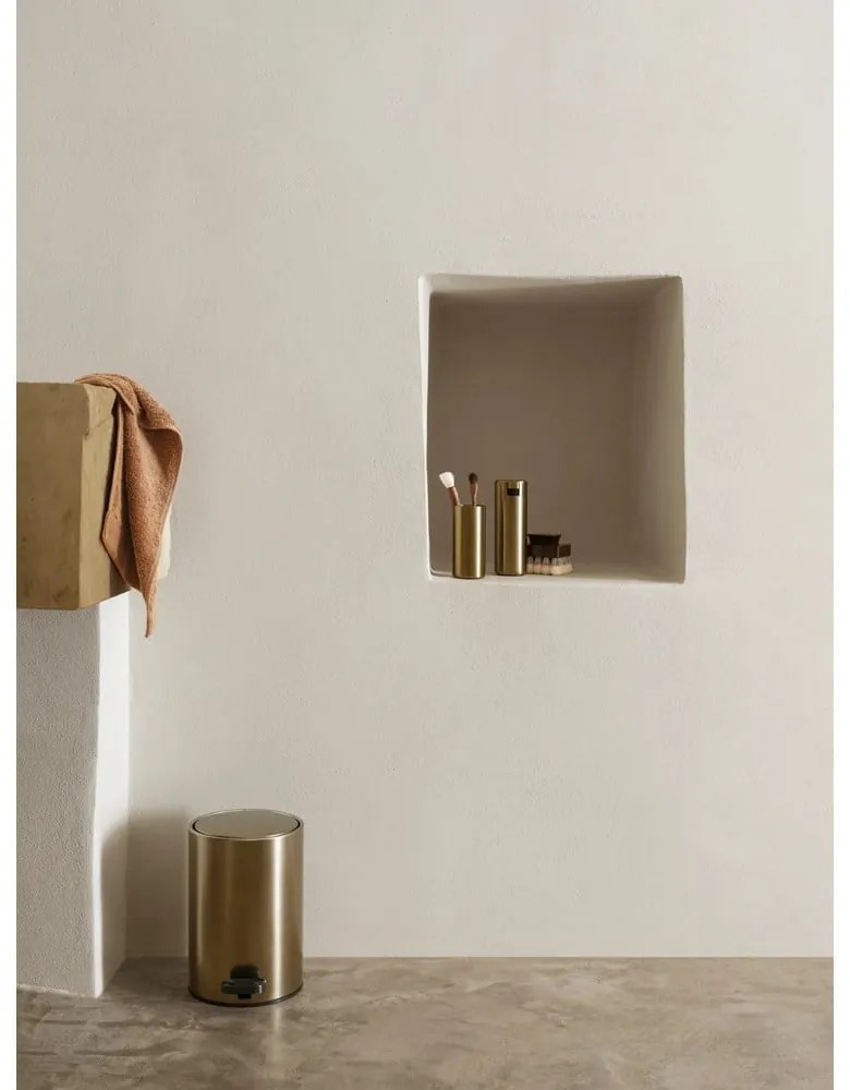 Mosadzný pedálový oceľový odpadkový kôš 3 l Modo – Blomus