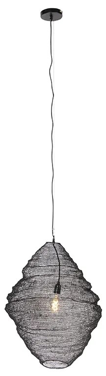 Orientálne závesné svietidlo čierne 60 cm - Nidum