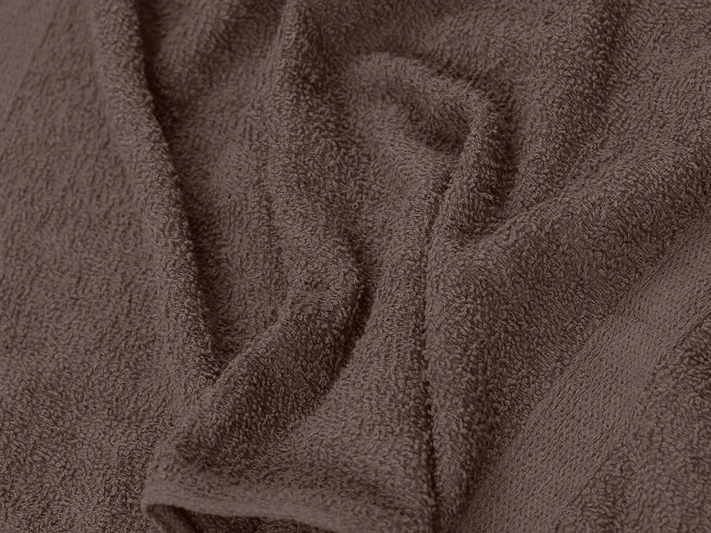 Uterák BASIC MALÝ tmavohnedý 40 x 60 cm, 100% bavlna