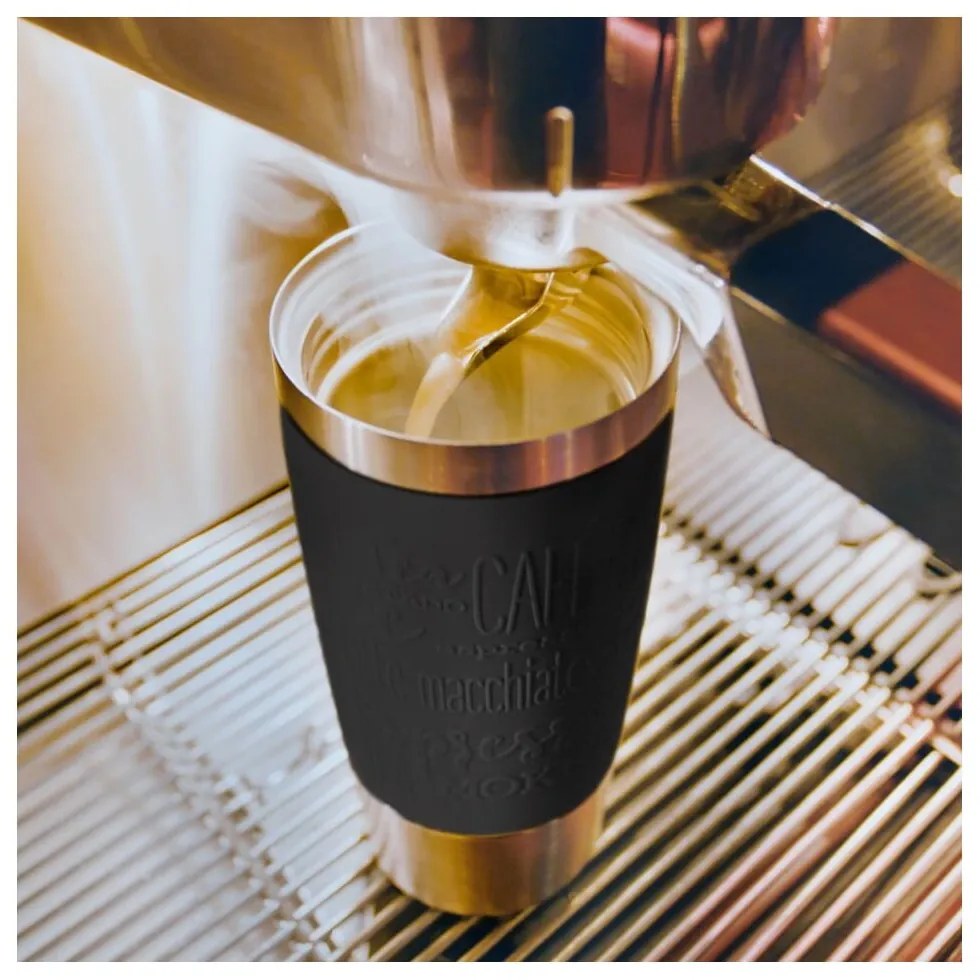 Čierny cestovný hrnček 360 ml – Tefal