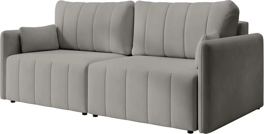 Pohovka Perkley (svetlosivá čierna)