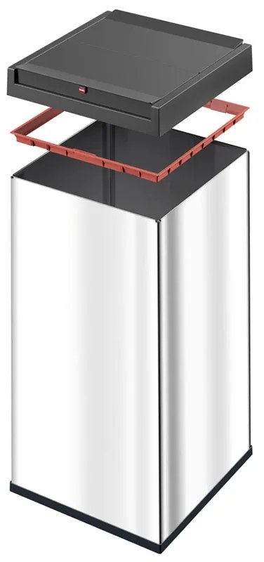 Veľkoobjemový odpadový box Big-Box Swing XL, 52 l, samozatvárací, nerez lesklý