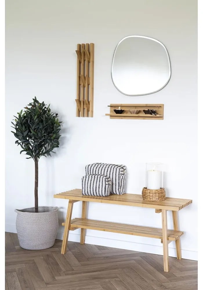 Bambusová polica v prírodnej farbe 45 cm Ember – House Nordic
