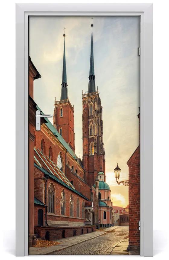 Fototapeta samolepiace na dvere Vratislav Poľsko 85x205 cm