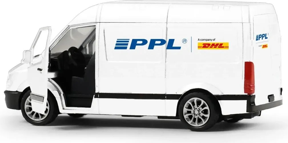 RAPPA Kovové autíčko PPL s otváracími dverami - 14 cm