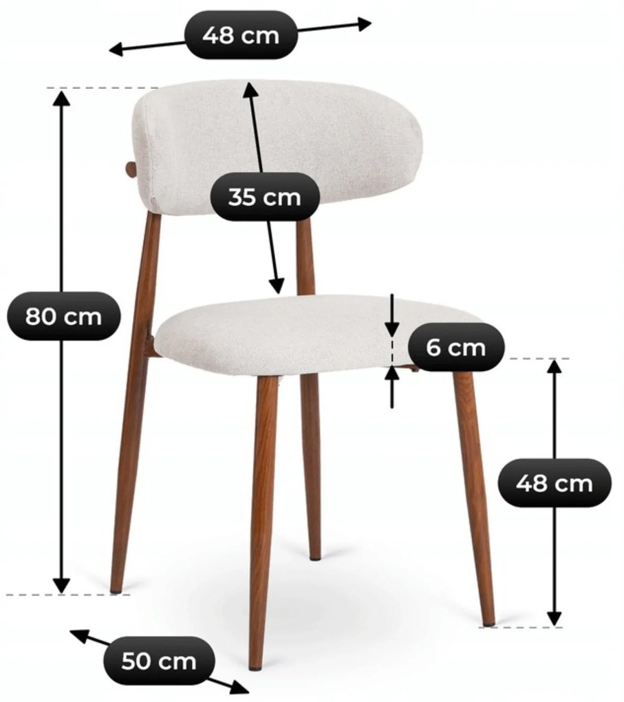 PROXIMA.store - Jedálenska stolička FLAVIO FARBA: sivá