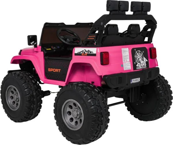 Elektrické autíčko Extreme Sport 4x4 ružové