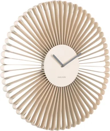Nástenné hodiny Karlsson Cascara KA6074WH sivobiele 50 cm