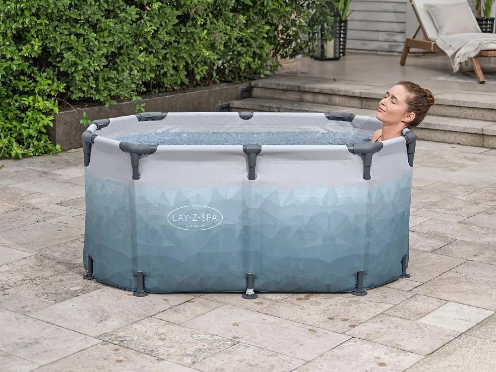 Ľadová vaňa Glacial Dip WALKING Tank Set + Pumpa 150x90cm Bestway 6002N