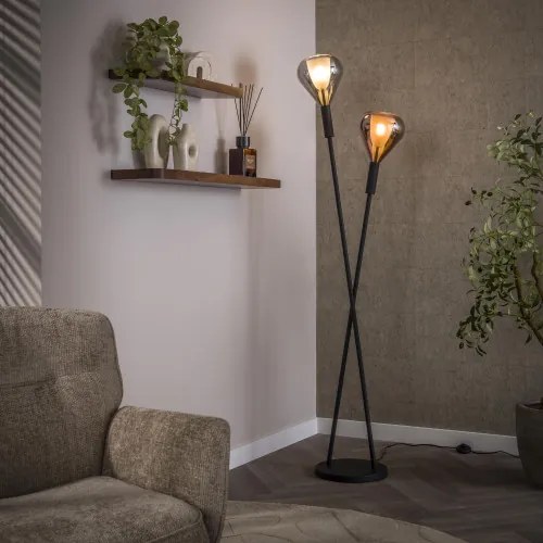 Stojaca lampa 77-19 Wings 2L Multicolour Glass - Komfort-nábytok